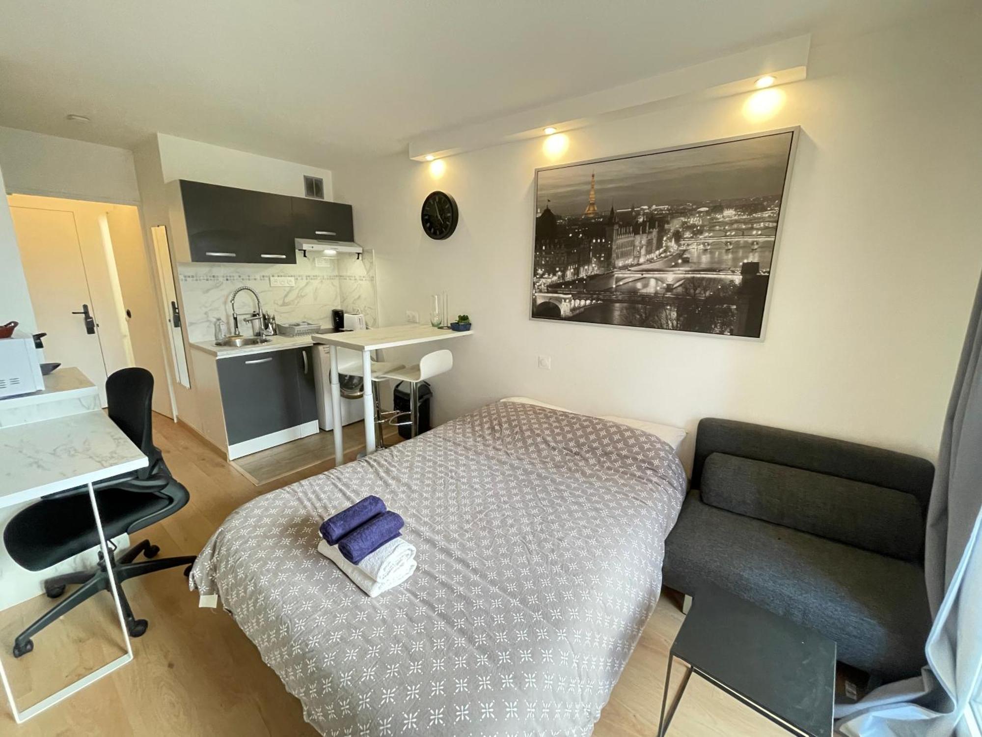 Exclusive Private Apartment By Warilco - Pleyel 25 M2 - A 1 Minute De La Station Metro Carrefour Pleyel Saint-Denis  Exterior foto